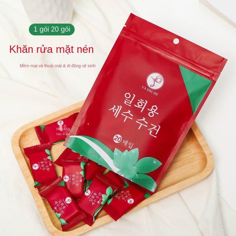 Khăn Nén Du Lịch Korean 20x20 Cm Tiện Dụng Nhỏ Gọn