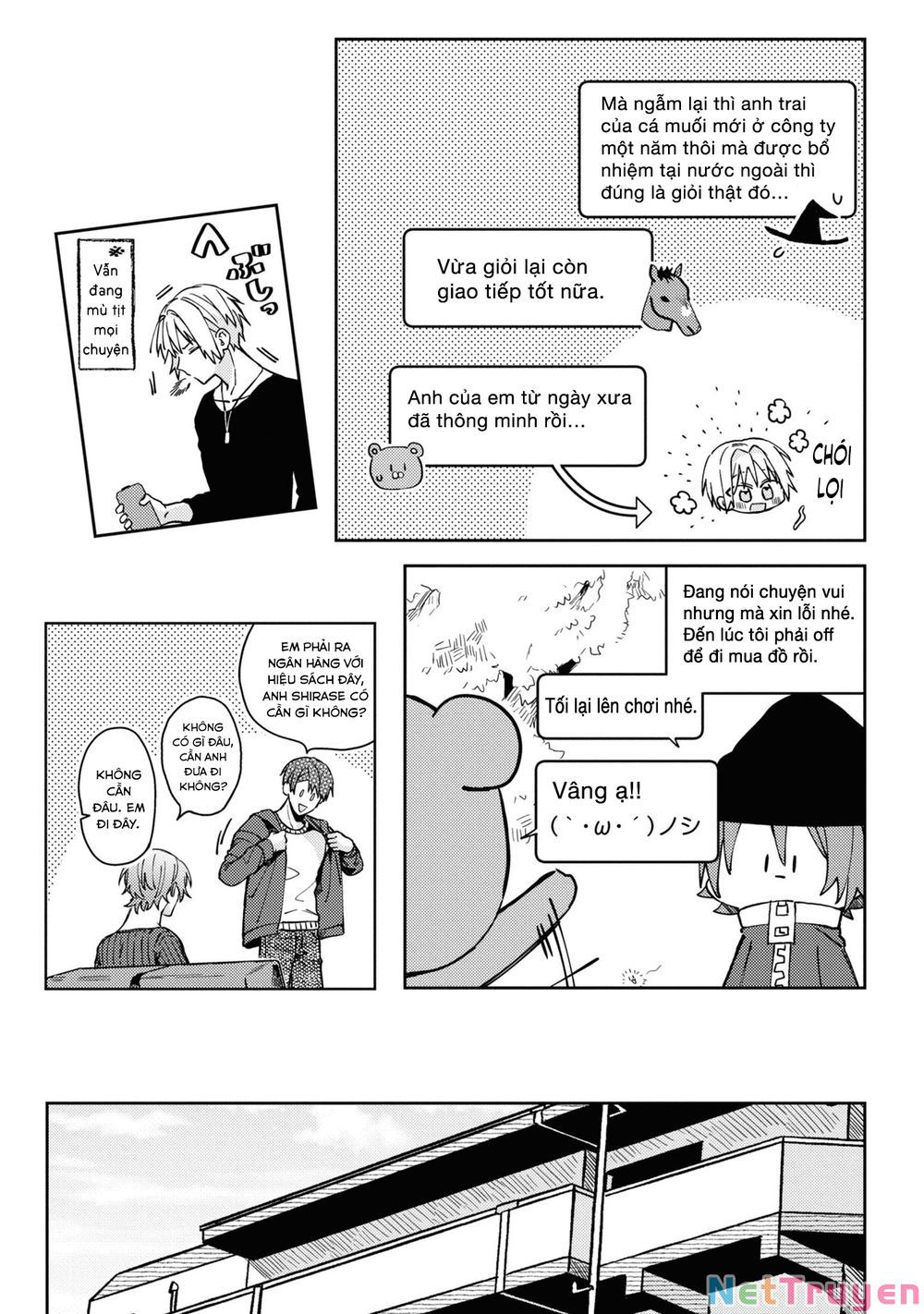 đồng đội game online, té là ngài sếp khó tính chapter 23 3