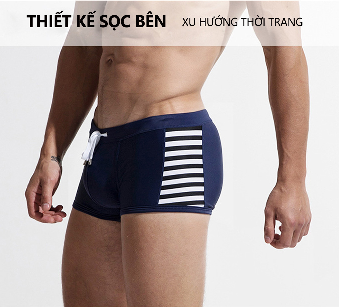 Quần Bơi Nam Boxer DM S411