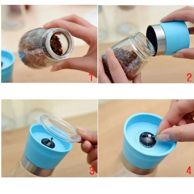 Máy xay tiêu cầm tay tiện dụng, đẹp Duashop