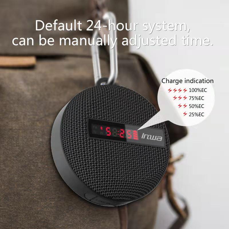 Loa Di Động Bluetooth Cho Xe Máy Xe Đạp Không Dây Loa Âm Thanh Lớn Bluetooth 5.0 Chống Nước IP65 Loa Ngoài Trời Color: LED Camouflage
