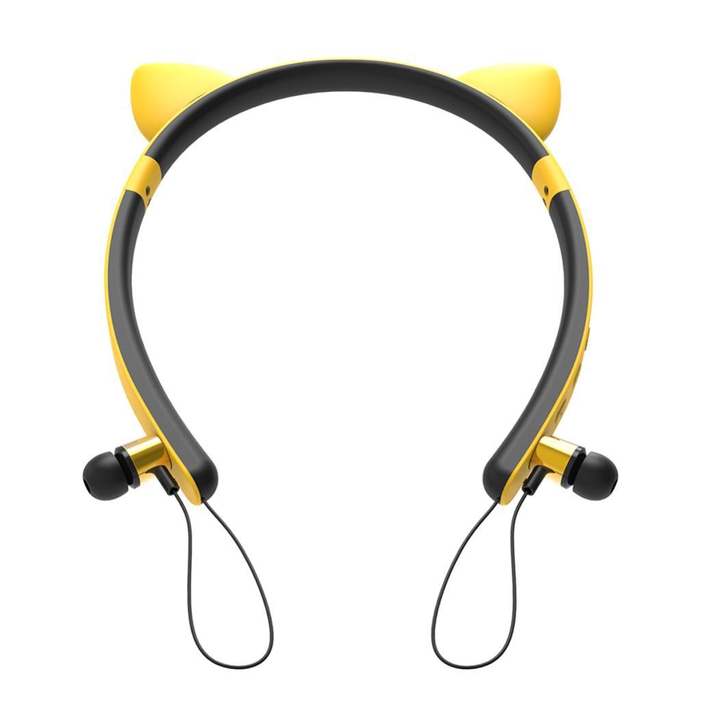 Wireless Bluetooth 4.2 Headphones with Mic Neckband Magnetic Sport