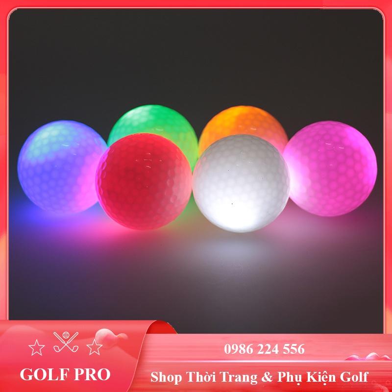 Bóng golf phát sáng dạ quang thời gian sáng 8 phút nhìn rõ đường bóng trong đêm BL002