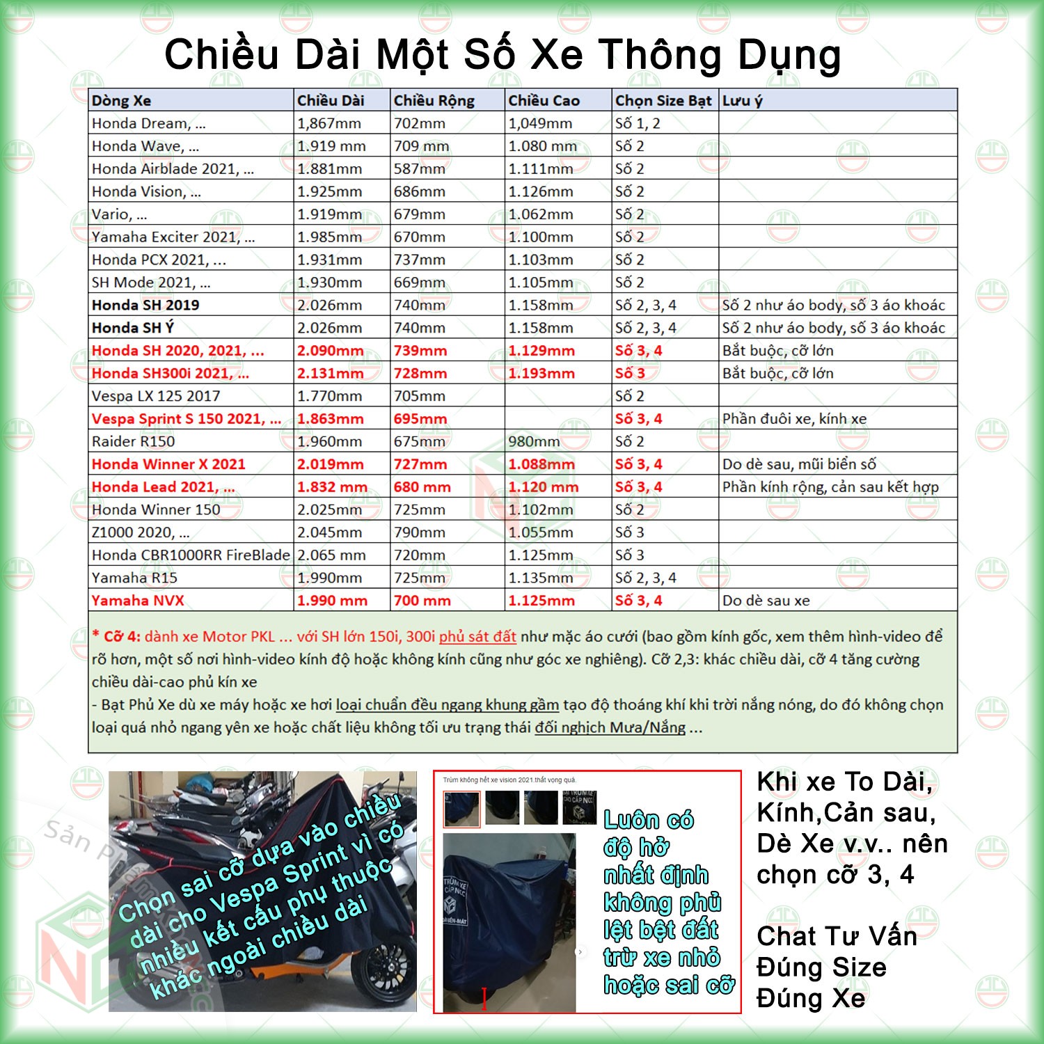 (Phủ Kín) Bạt Trùm Xe Cỡ 4 Siêu To - SH 150i 300i Phủ Sát Đất - Xe Moto PKL - Áo Che Xe Máy Cao Cấp Vải Dù Lạnh (Dù Cá Vân Tổ Ong) - KhoNCC Hàng Chính Hãng