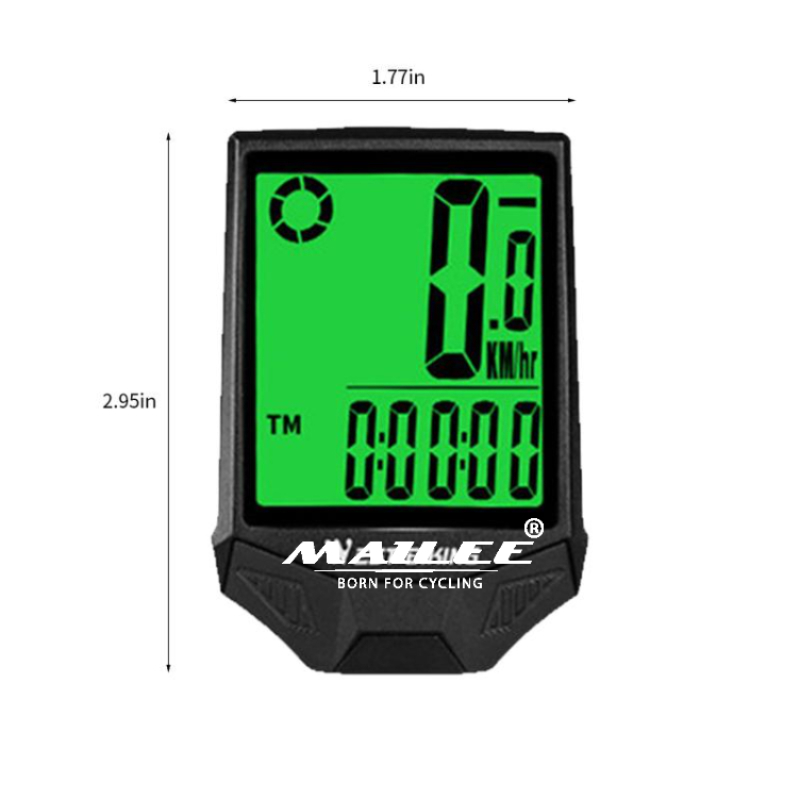 Đồng Hồ Đo Tốc Độ ODO Không Dây Cho Xe Đạp Chống Thấm Nước Có Đèn Sáng Ban Đêm Đạp Xe Màn Hình HD MAILEE