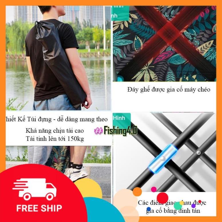 Xả kho Ghế Câu Cá Hạ Bích - Ghế dã ngoại gấp gọn tiện lợi - chất lượng tốt AA38