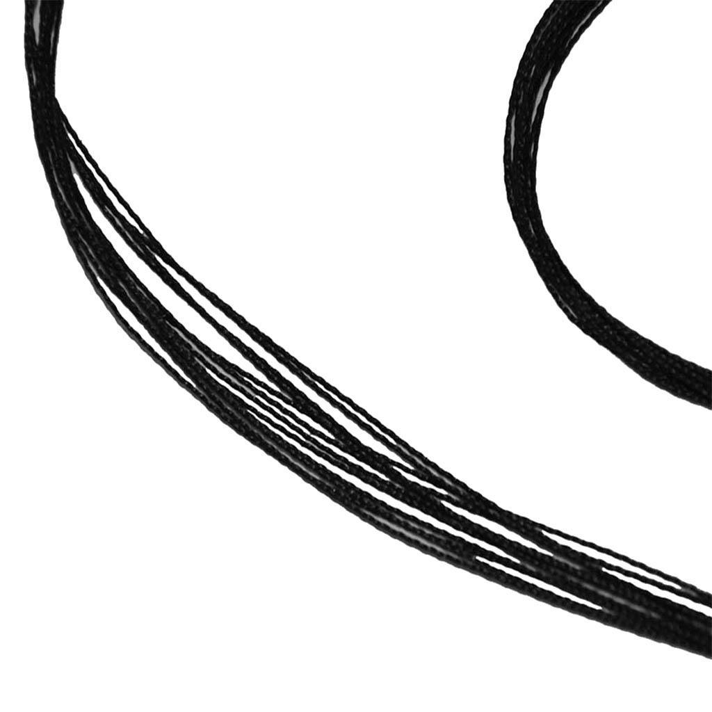 2x Archery Sheet Bows Bow Strings Black for Recurve Bow Longbow