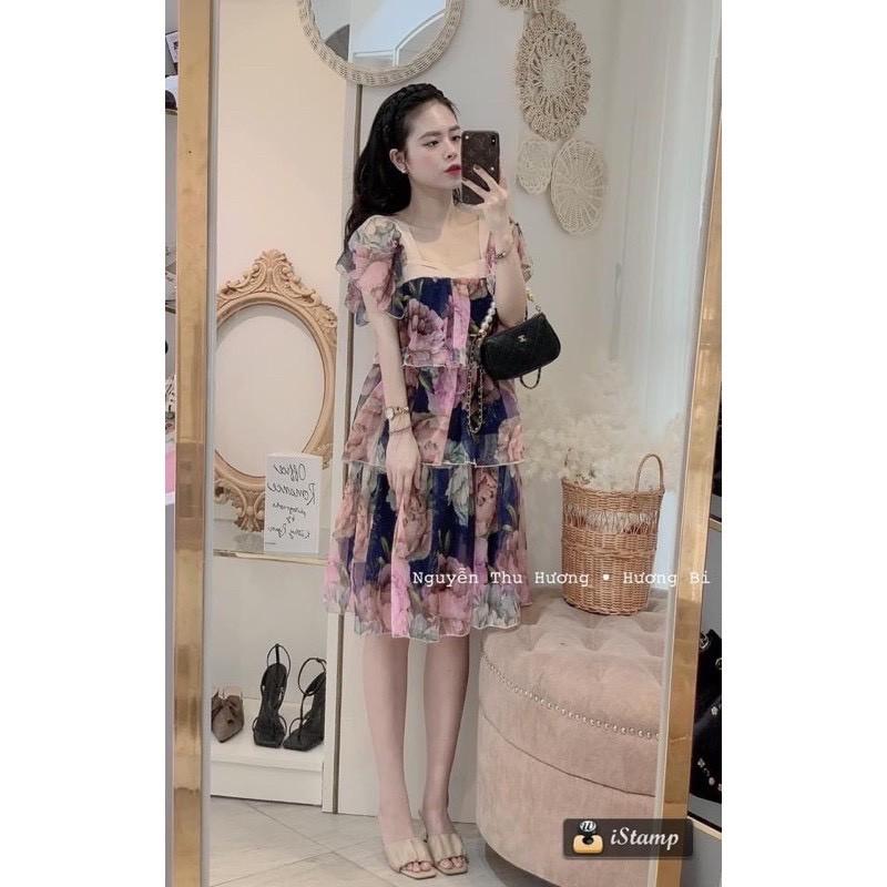 Váy bầu đẹp thời trang Aidenshop đầm bấu dự tiệc mùa hè