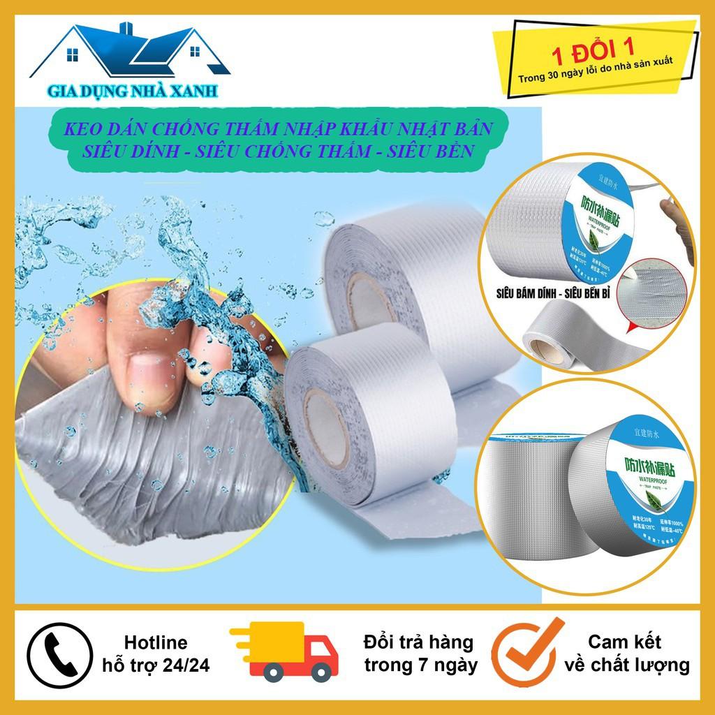 Băng Keo Chống Thấm, Băng Dính Chống Thấm Chống Dột Mái Tôn, Chịu Nhiệt Hàn Quốc Công Nghệ Nhật Bản, Độ Bền 20 Năm