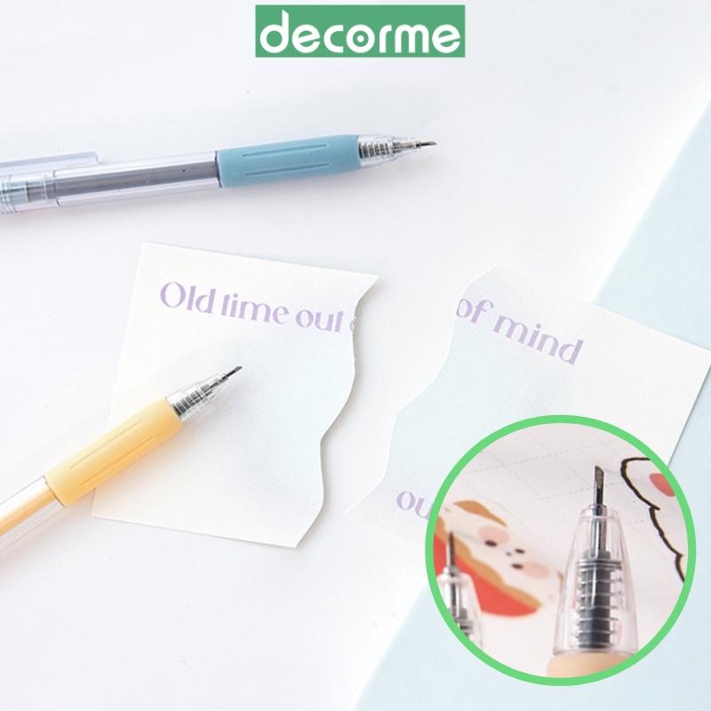 Dao rọc giấy DecorMe bút dao tỉa sticker washi bút dao trổ dùng rọc giấy, cắt tỉa, unboxing dụng cụ văn phòng phẩm