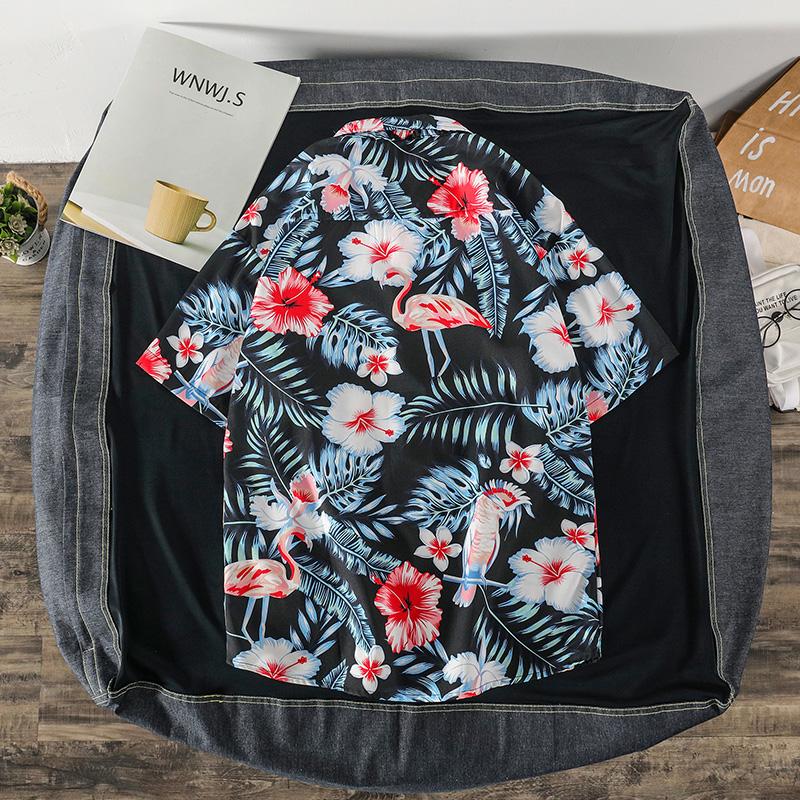 Áo Sơ Mi Nam Tay Ngắn In Hoa 3 Màu