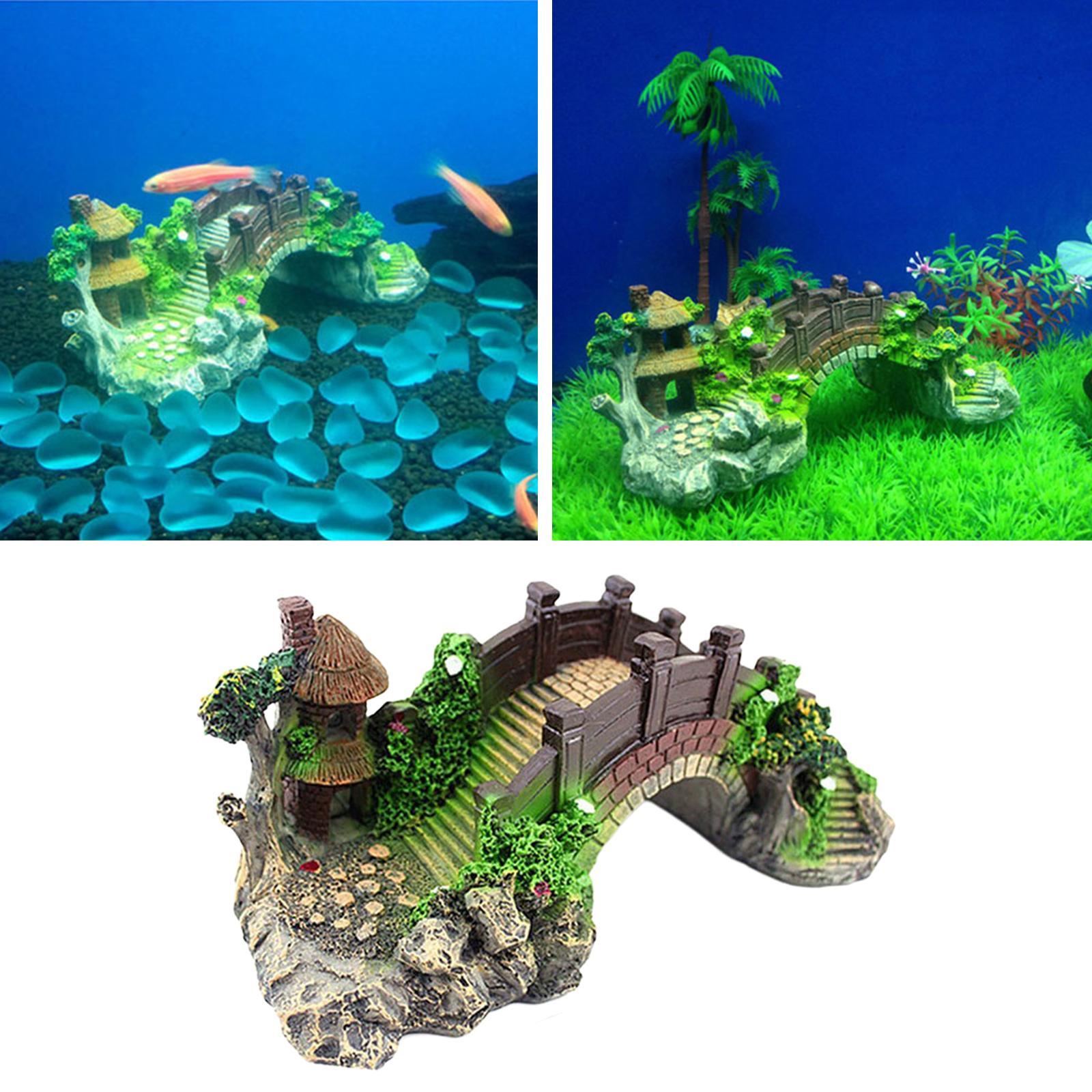 Aquarium Fish Tank Decoration Landscape Figurine for Fish Tank Desktop Decor