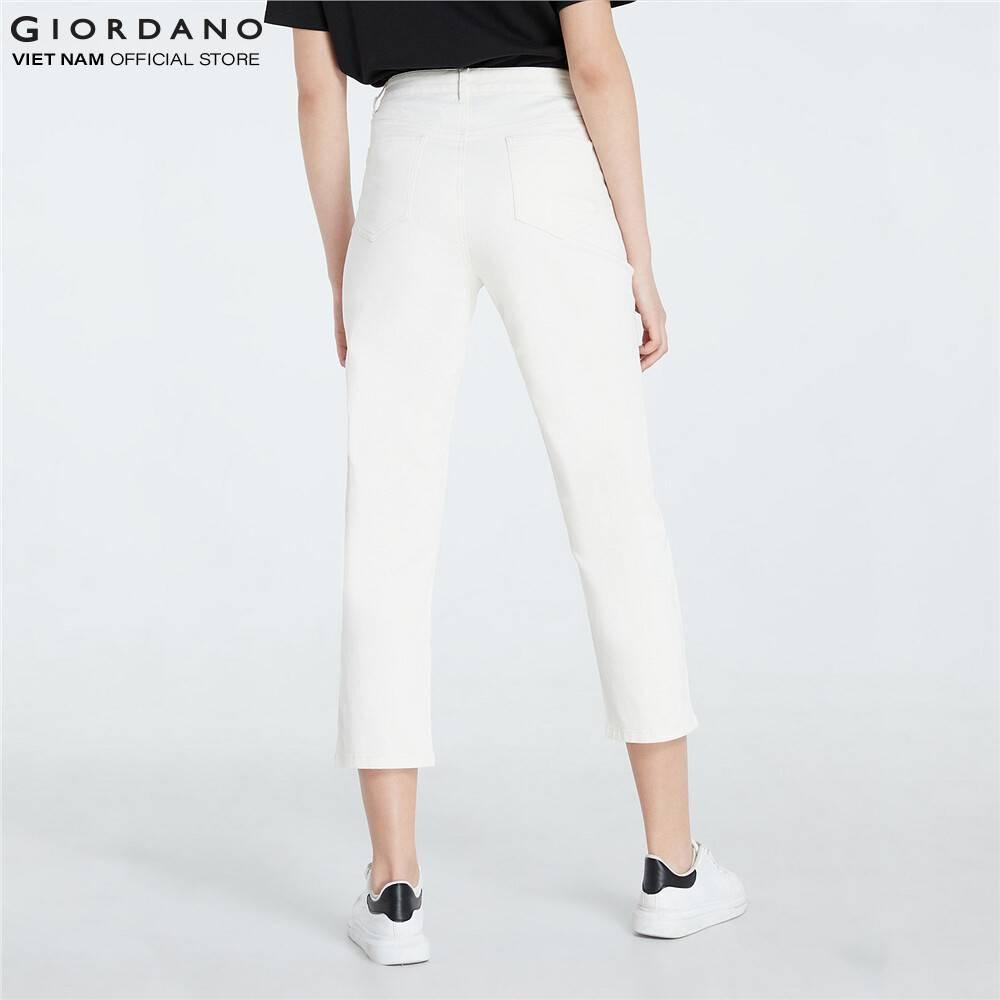 Quần kaki lửng nữ Giordano 05421260
