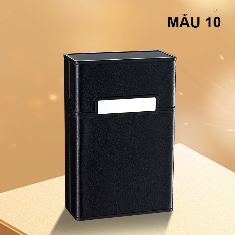 Hộp Đựng Thuốc 20 Điếu Lớn Ngắn Bọc Da