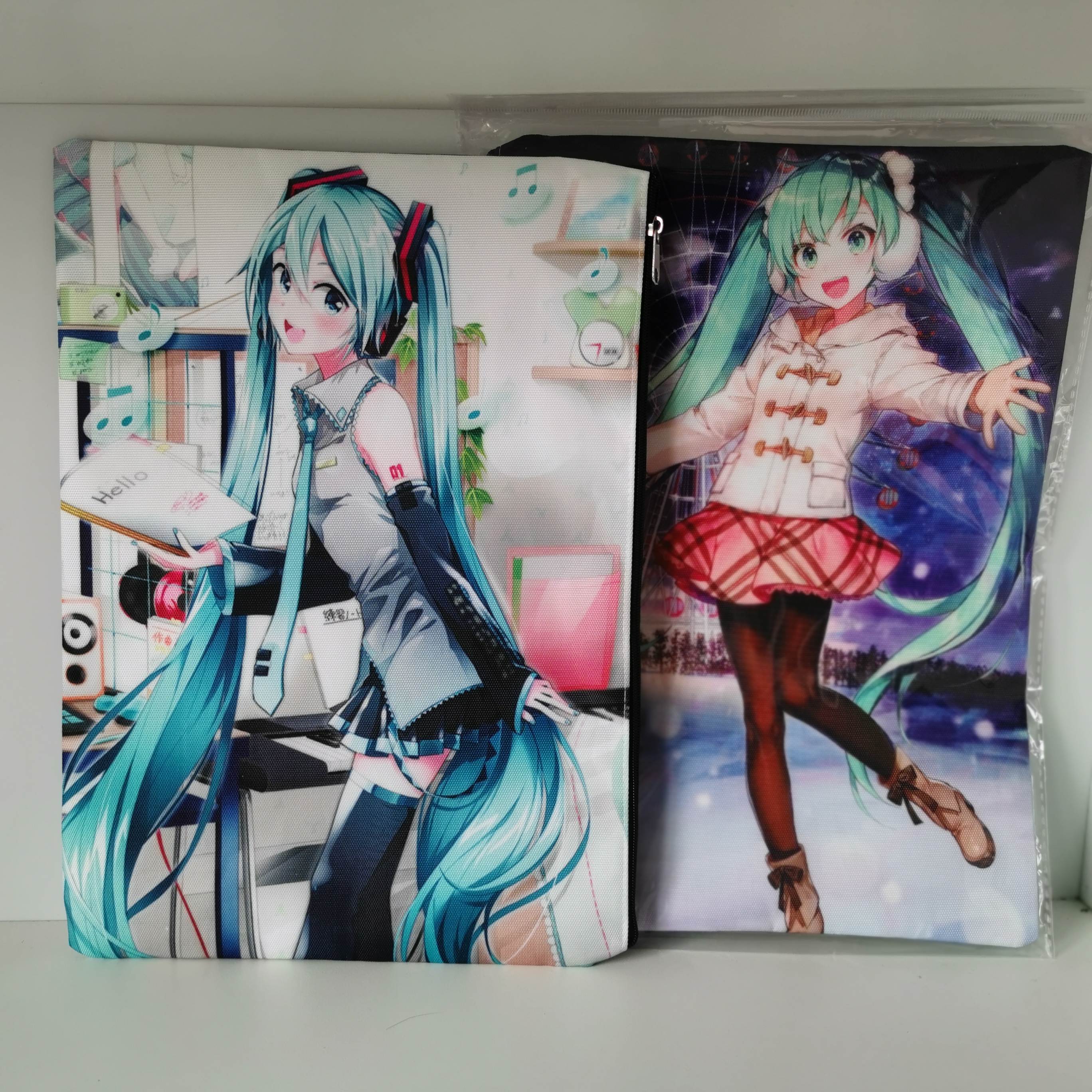 Túi đựng bài kiểm tra A4 Hatsune Miku  Anime File Pocket Mẫu 1