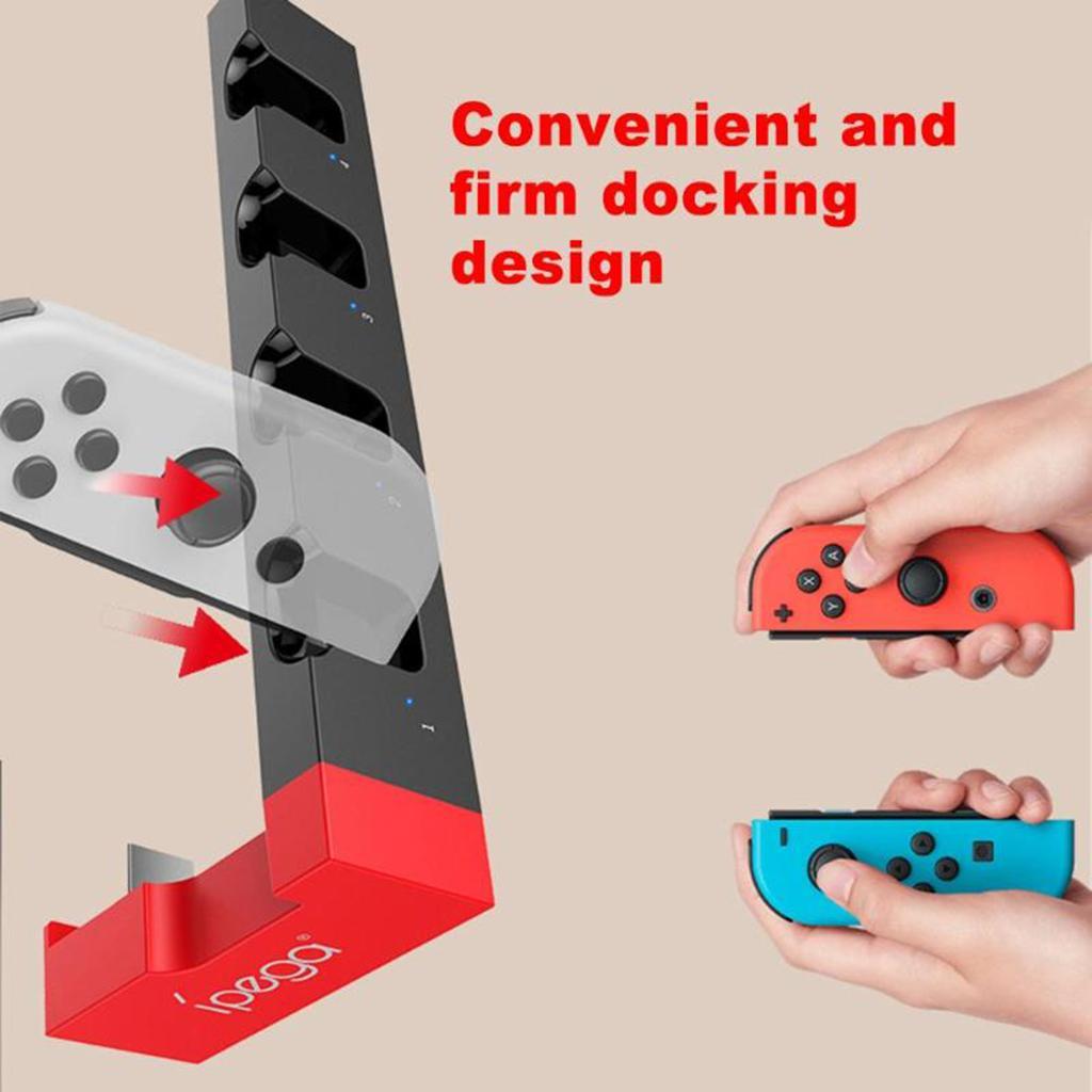 Compact and Portable Controller Charger Charging Dock Stand with Indicator