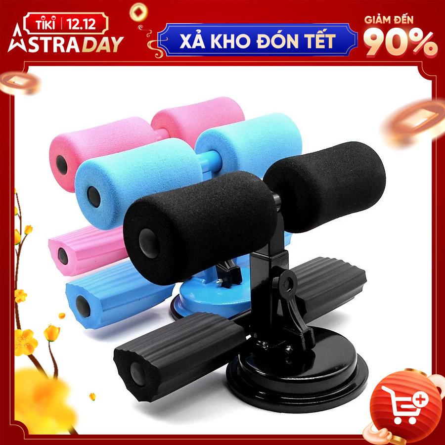 Dụng cụ tập cơ bụng tại nhà có đệm bàn chân - YOGA QG , đế hút chân không , tập chữ T phiên bản cao cấp, giúp chắc cơ dáng chuẩn eo thon - Hàng chính hãng