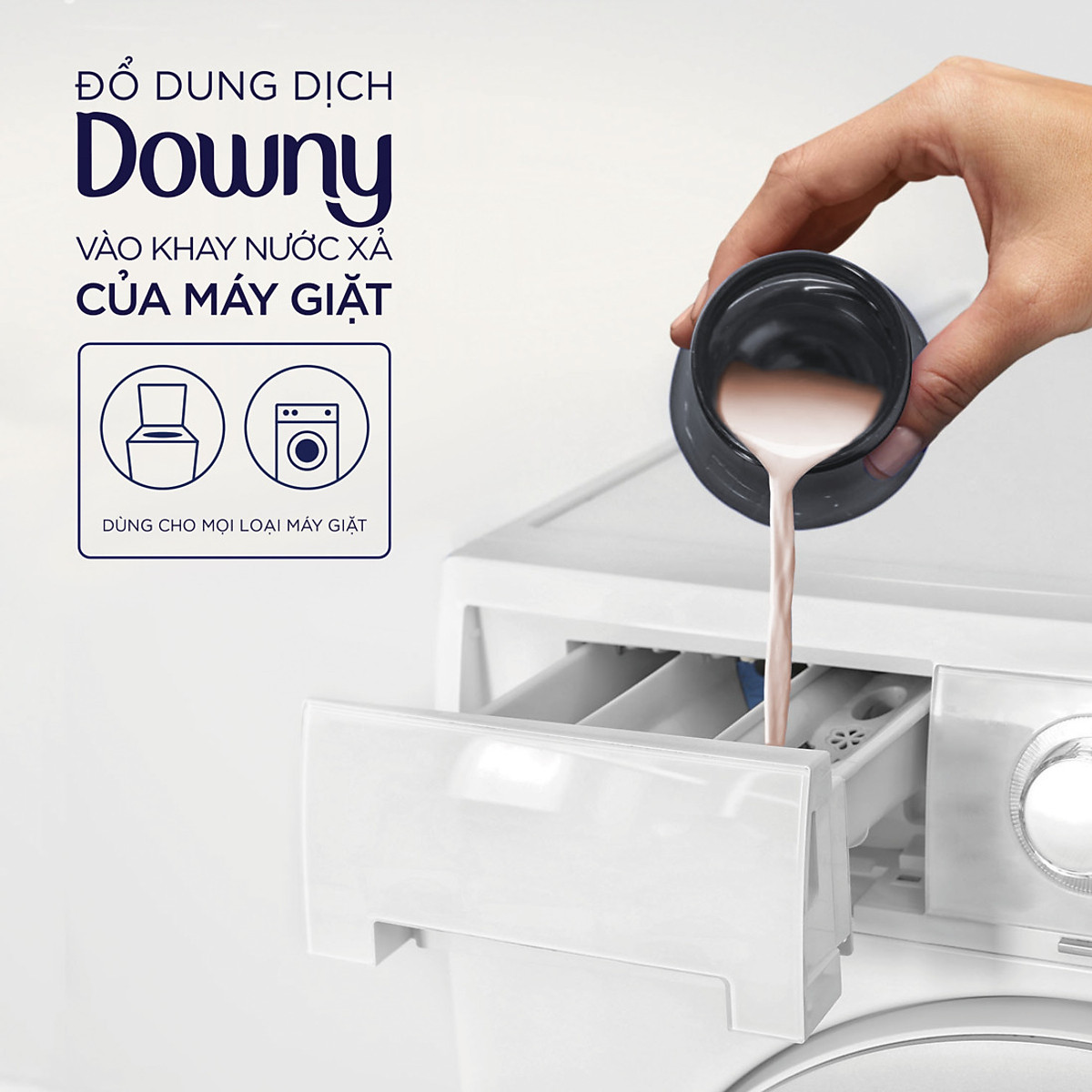 Nước Xả Vải Downy Dạng Túi - Đam mê 750ml
