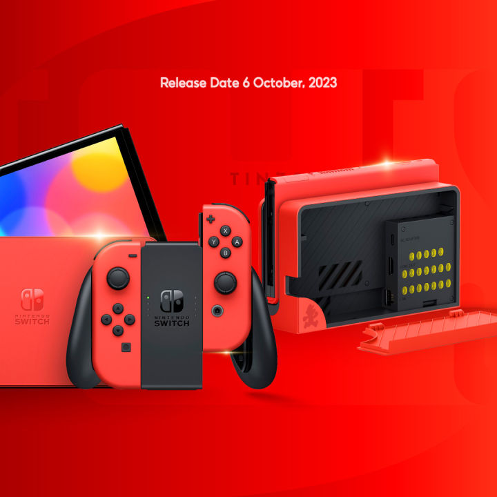 Máy chơi game Nintendo Switch Oled Mario Red Edition - Hàng nhập khẩu