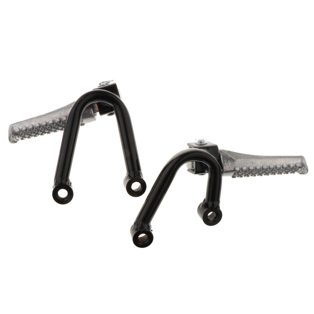Pair   Universal   Motorcycle   Foot   Pegs   Bracket   Foot   Rests   Fit   for