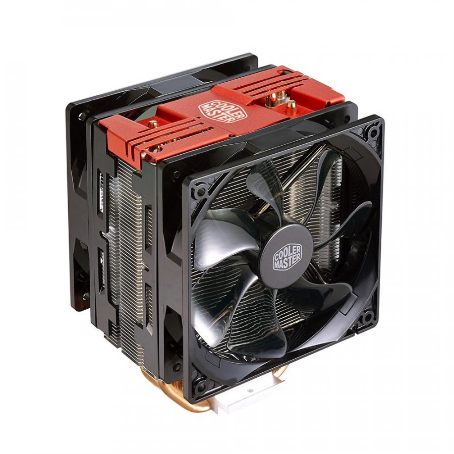 Tản nhiệt khí CPU Cooler Master Hyper 212 LED Turbo - Red Top Cover (Đỏ) - Hàng Chính Hãng