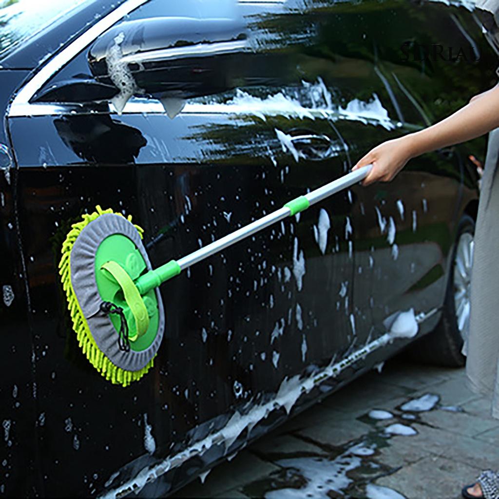 Cây Lau Xe Hơi Ba Phần Có Thể Thu Gọn Tiện Dụng