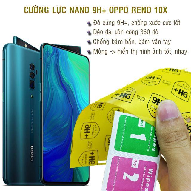 Dán cường lực dẻo nano dành cho  Oppo Reno 10X