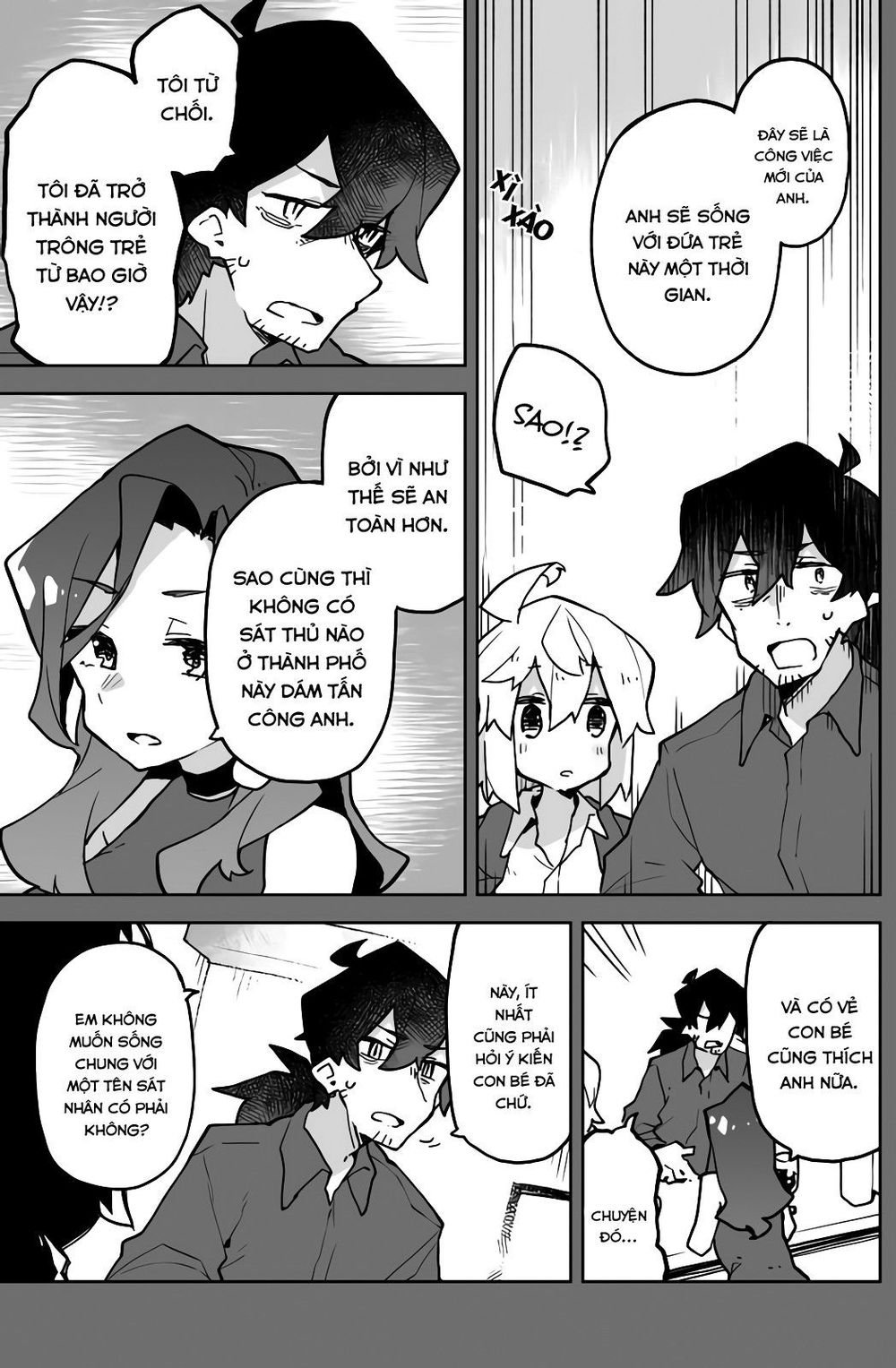 the story of a terrifying hitman and a little girl chapter 3 4