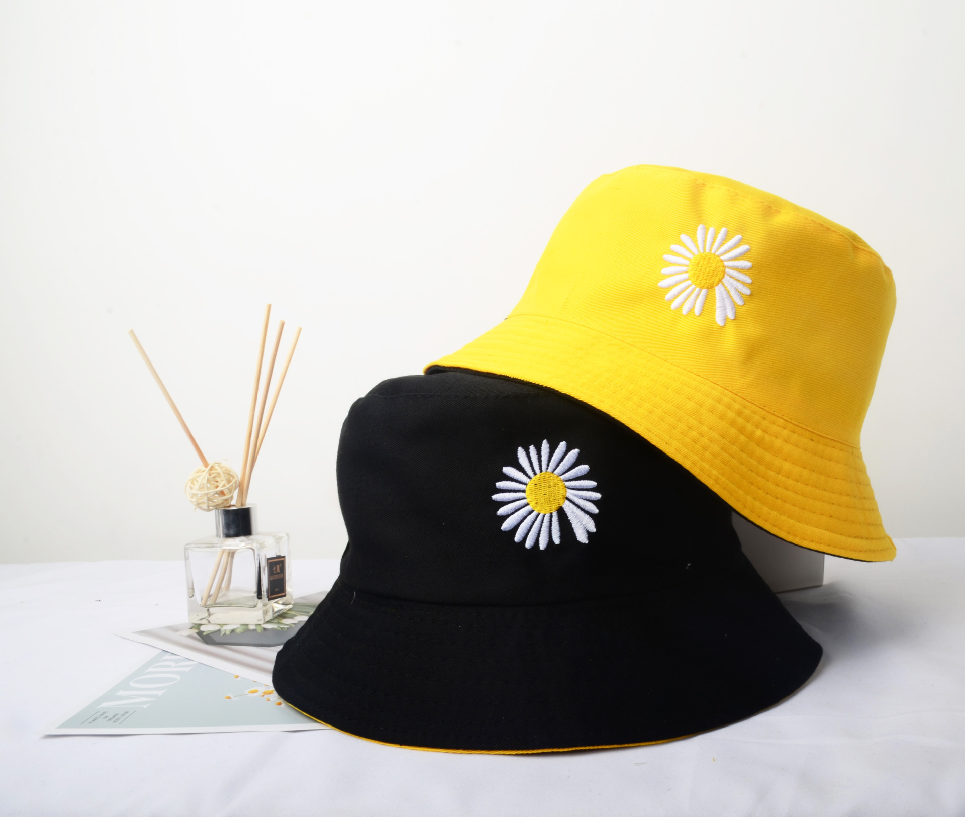 Nón Kết, Mũ Bucket 2 Mặt, Nón Tai Bèo Hoa Cúc Cực Đẹp Siêu Hot MD07