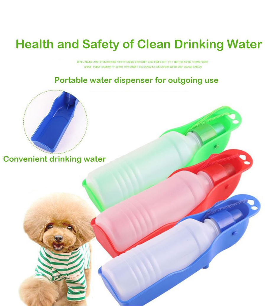 Bình nước cầm tay cho thú cưng - GENYO water bottle 002 ( màu giao ngẫu nhiên )