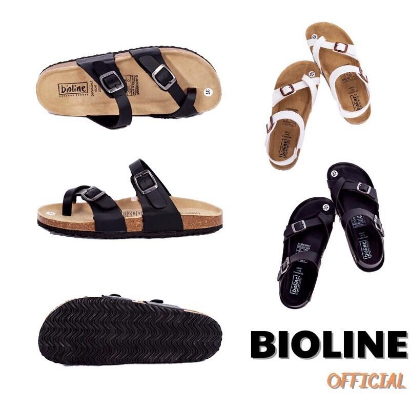 Dép xỏ ngón Bioline quai chéo da pu đế trấu cho nam/nữ PU06 - Bioline Official