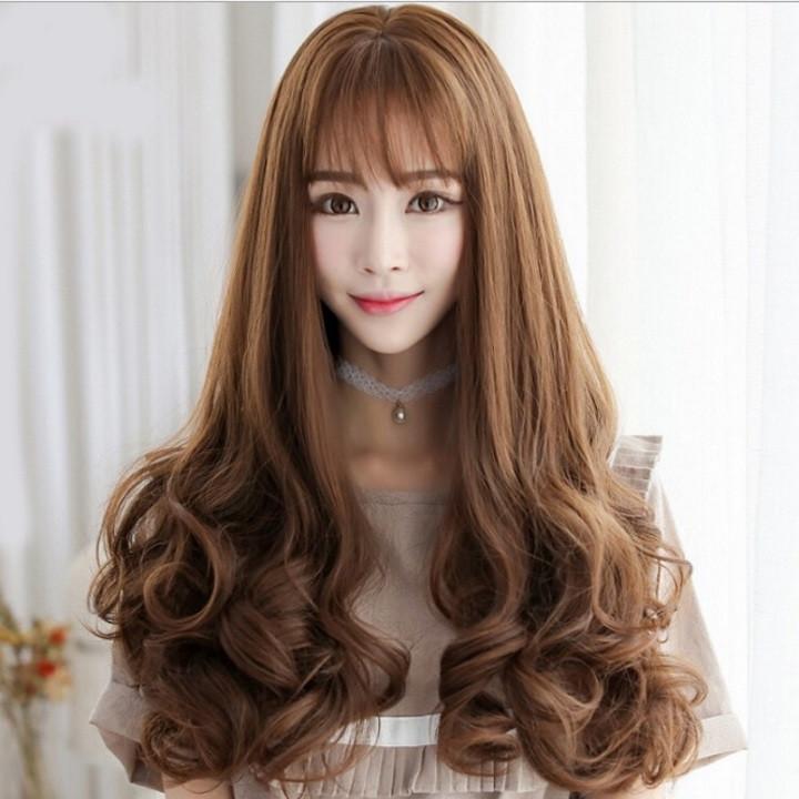 Tóc giả nữ hàn quốc tặng kèm lưới T178