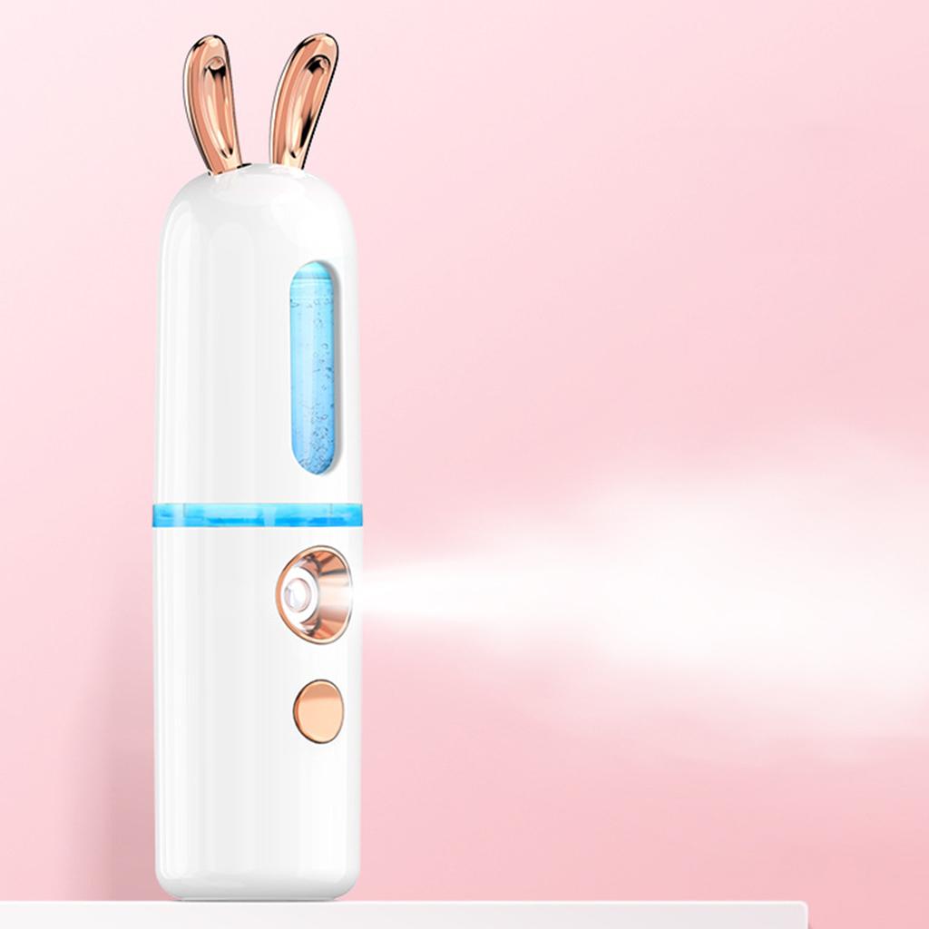 Máy Phun Sương Cấp Ẩm Cầm Tay Có Cổng USB Giúp Dưỡng Ẩm Da Mặt