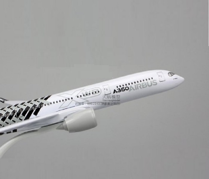 Mô hình máy bay tĩnh Airbus A350-XWB 20cm có bánh xe