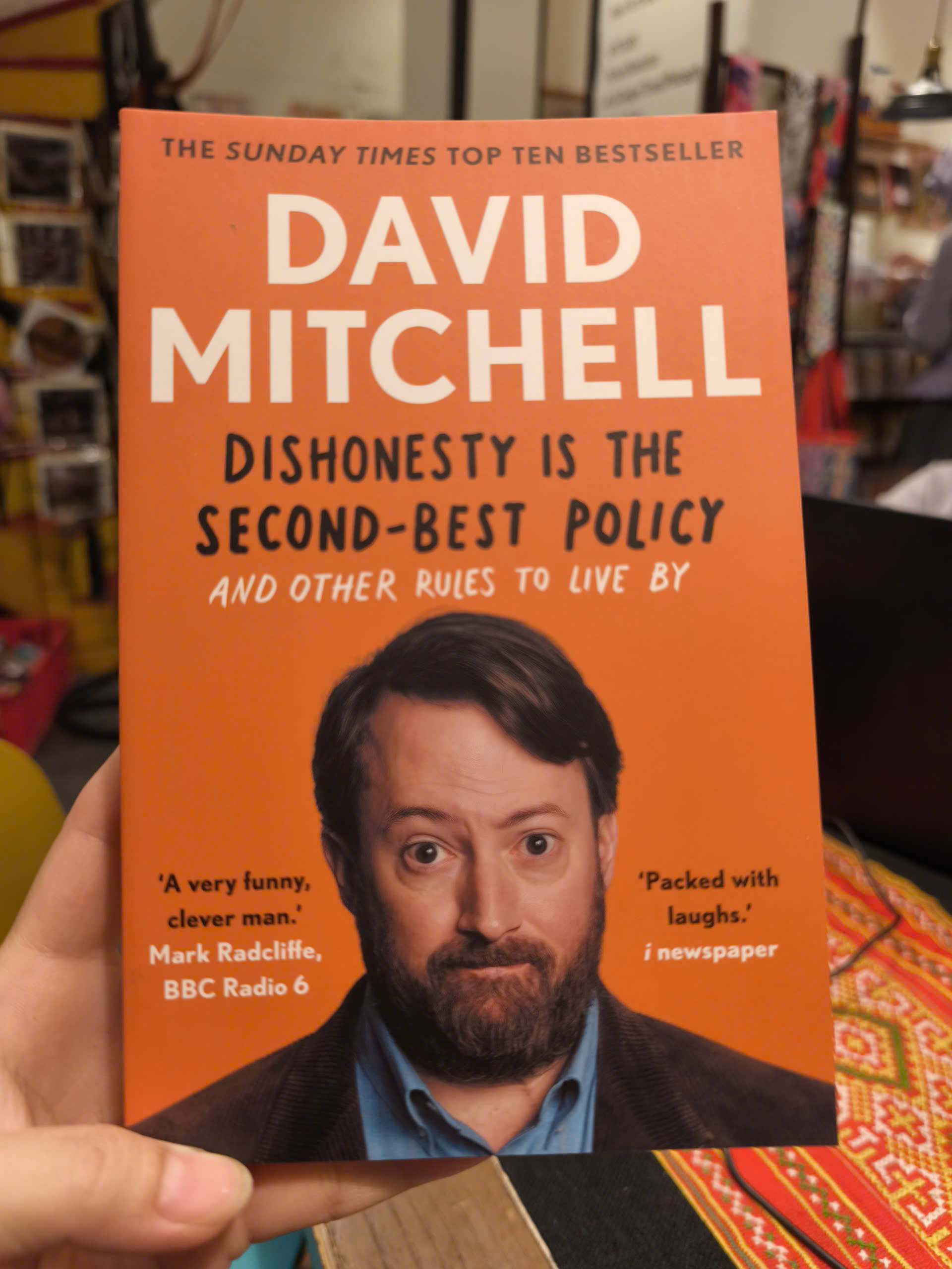 Sách - Dishonesty is the Second-best Policy by David Mitchell | English Comedy Book - Sách ngoại văn