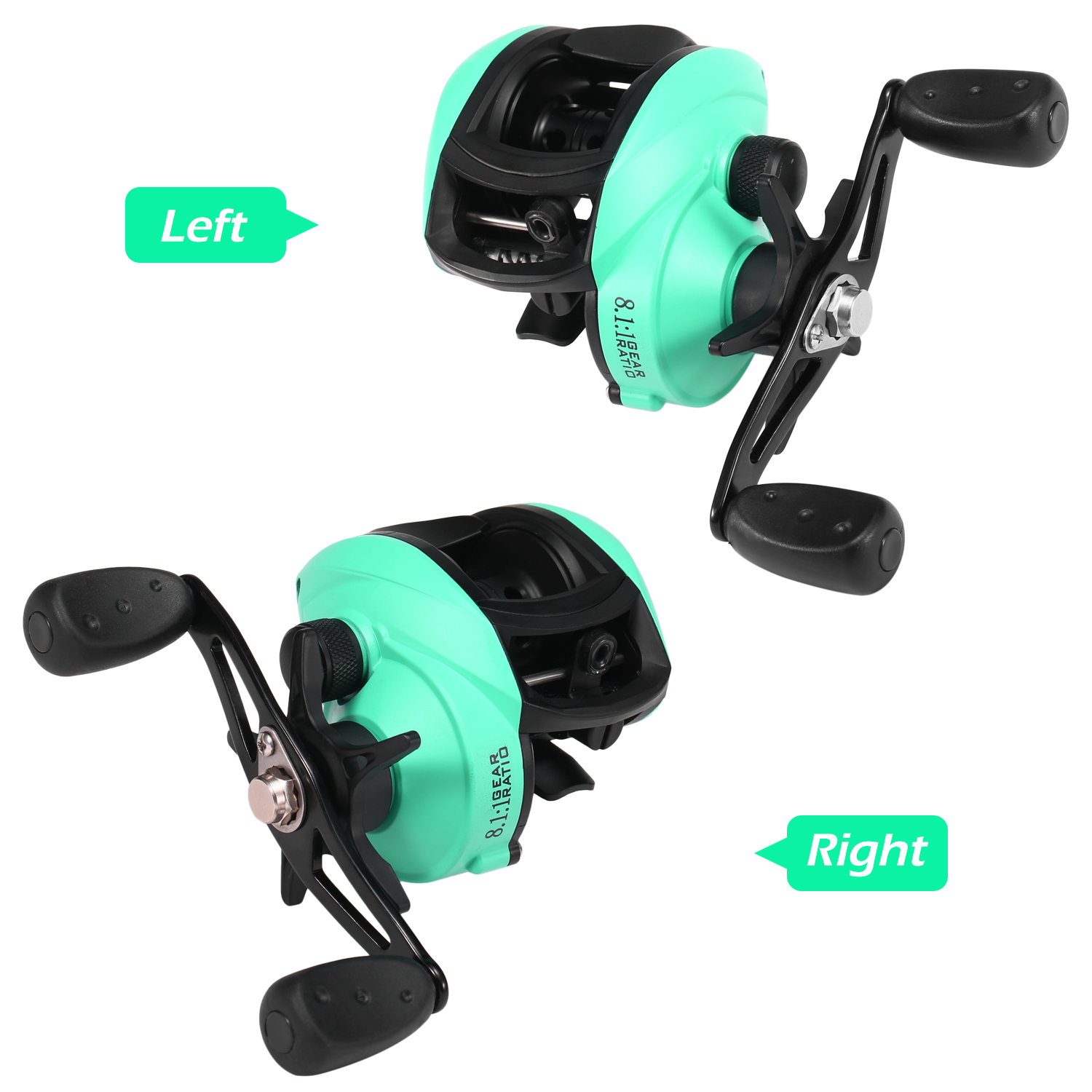 Dụng cụng câu cá chuyên nghiệp gồm vòng bi 12 + 1 Lò quay câu, tay cầm bằng cao su chống trượt mang lại độ bám tuyệt vời và loại bỏ độ ẩm.