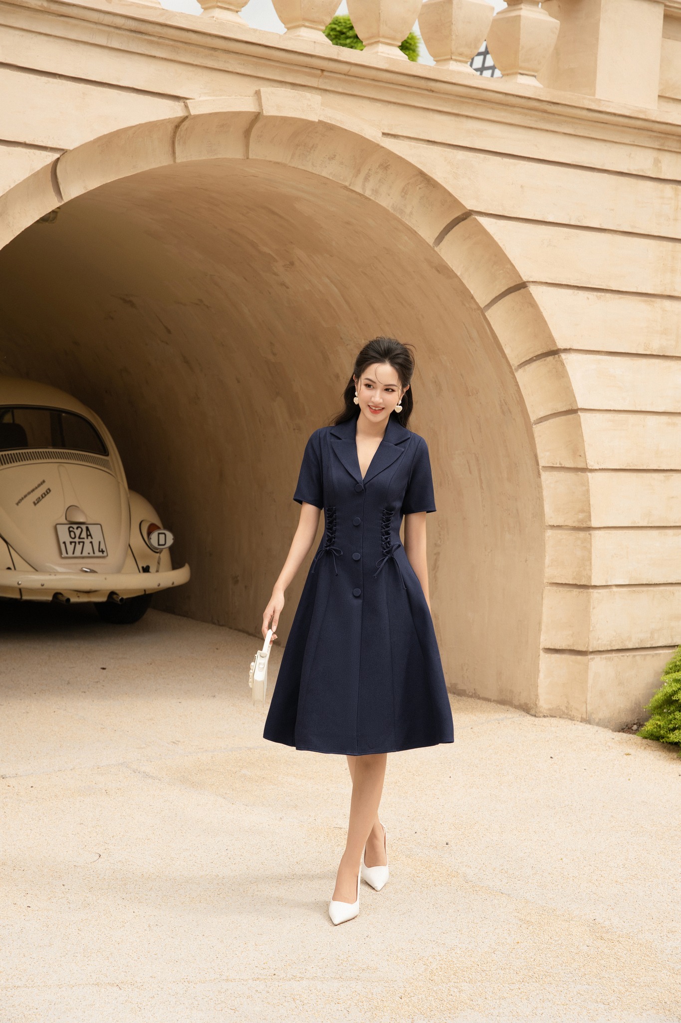 OLV - Đầm Shaun Drawstring Dress