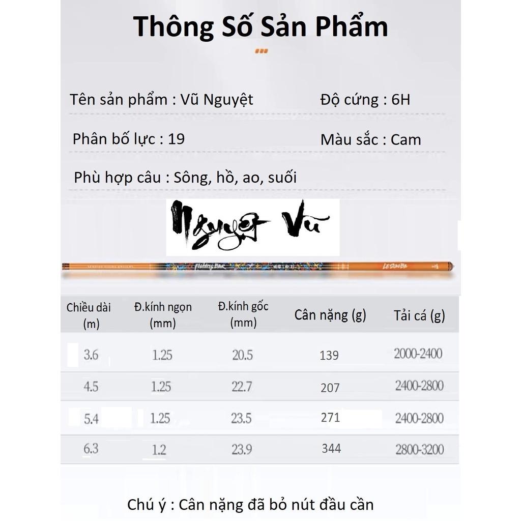 Cần Câu Tay 6h Nguyệt Vũ Cần Câu Cá Đồ Câu Văn Chương