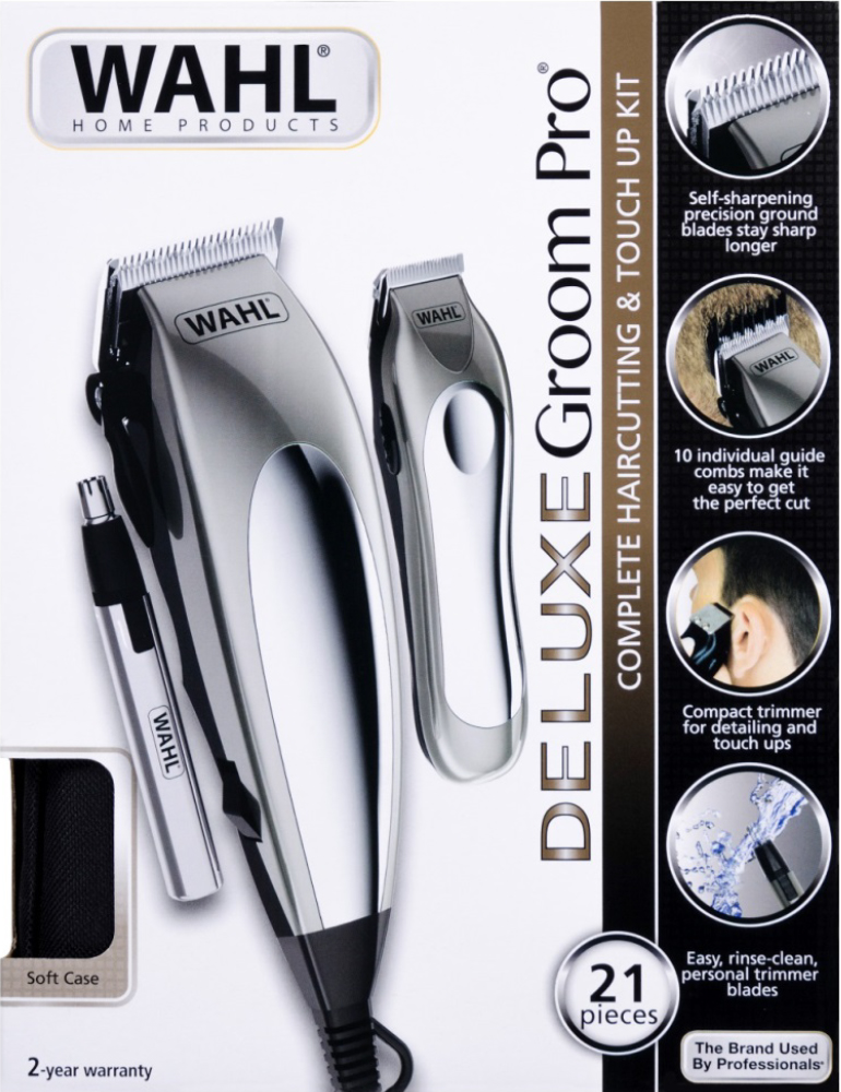 Bộ tông đơ cắt tóc gia đình WAHL DELUXE GROOM PRO