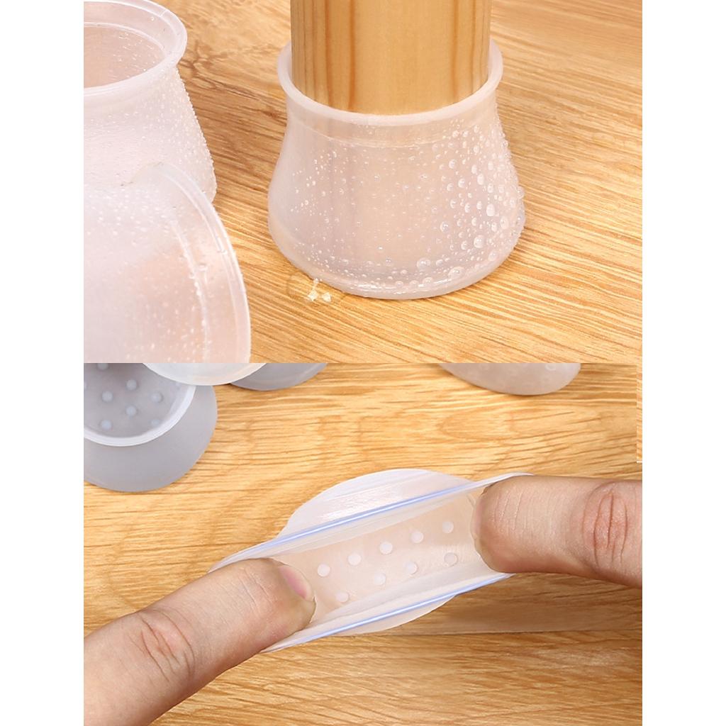 Đệm bọc chân bàn ghế bằng silicon dày