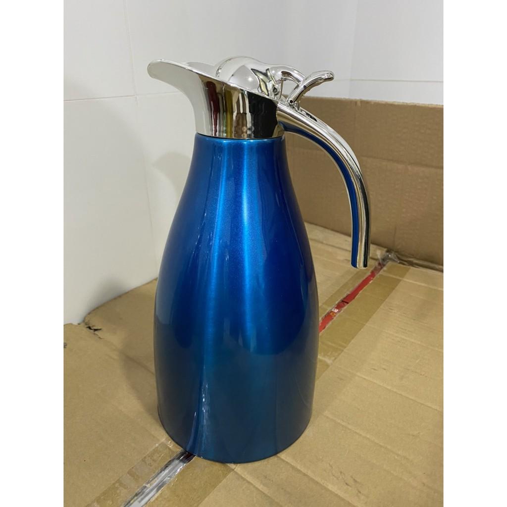 Bình Giữ Nhiệt Mỏ Vịt Nóng Lạnh Ruột Inox 304 Cao Cấp 2L - Bình Phà Trà Cà Phê Tại Nhà Dung Tích Lớn Có Quai Cầm