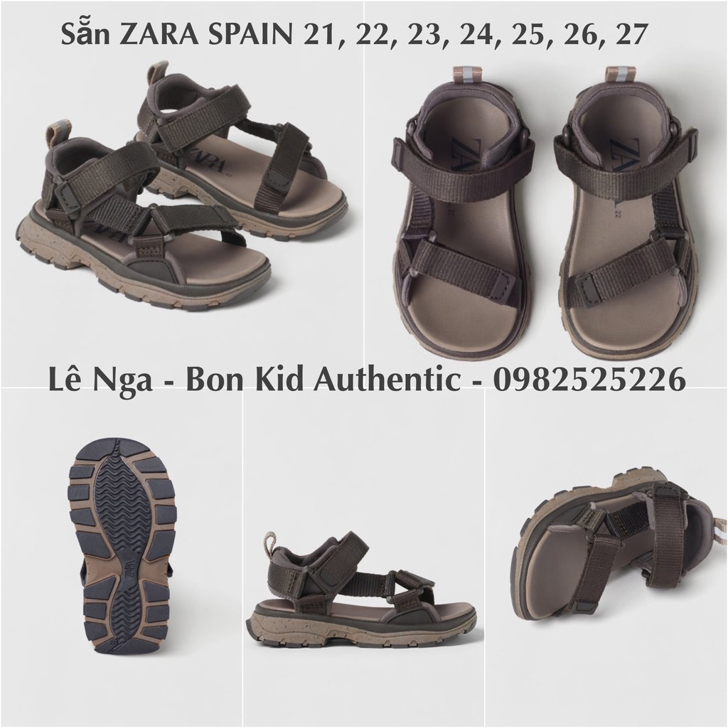 Dép sandal Z.A.R.A_Spain size 21, 22, 23, 24, 25, 26, 27 (Có ảnh thật)