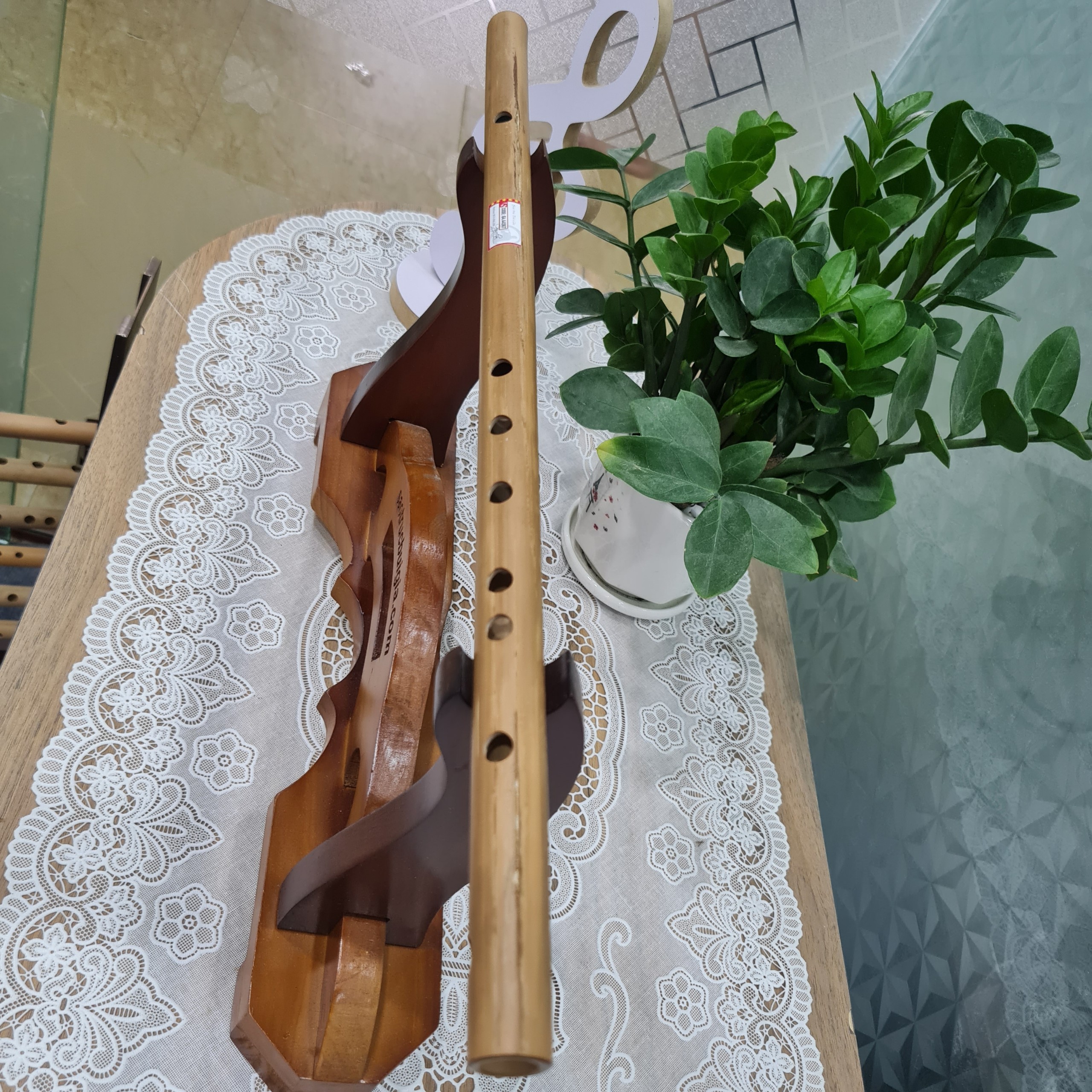 Sáo Trúc VS5 Tone Son Trầm Nứa Bắc - Sáo Trúc Bùi Gia