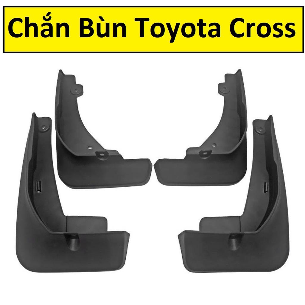 Chắn Bùn Theo Xe Toyota Cross 2023-2021 Mẫu Nhựa Đen Cao Cấp, Chuẩn Form Xe