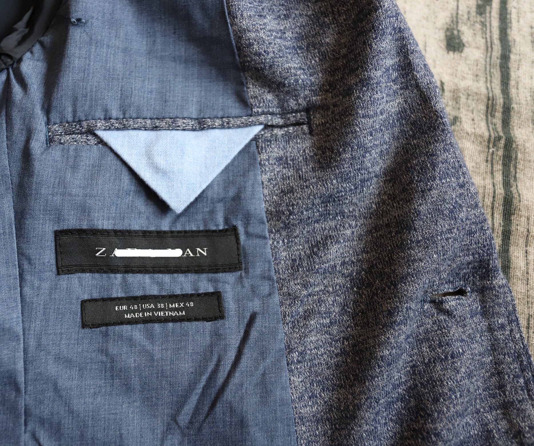 ZR Man blazer dành cho nam. Dáng slim gọn gàng, lên người cực chuẩn