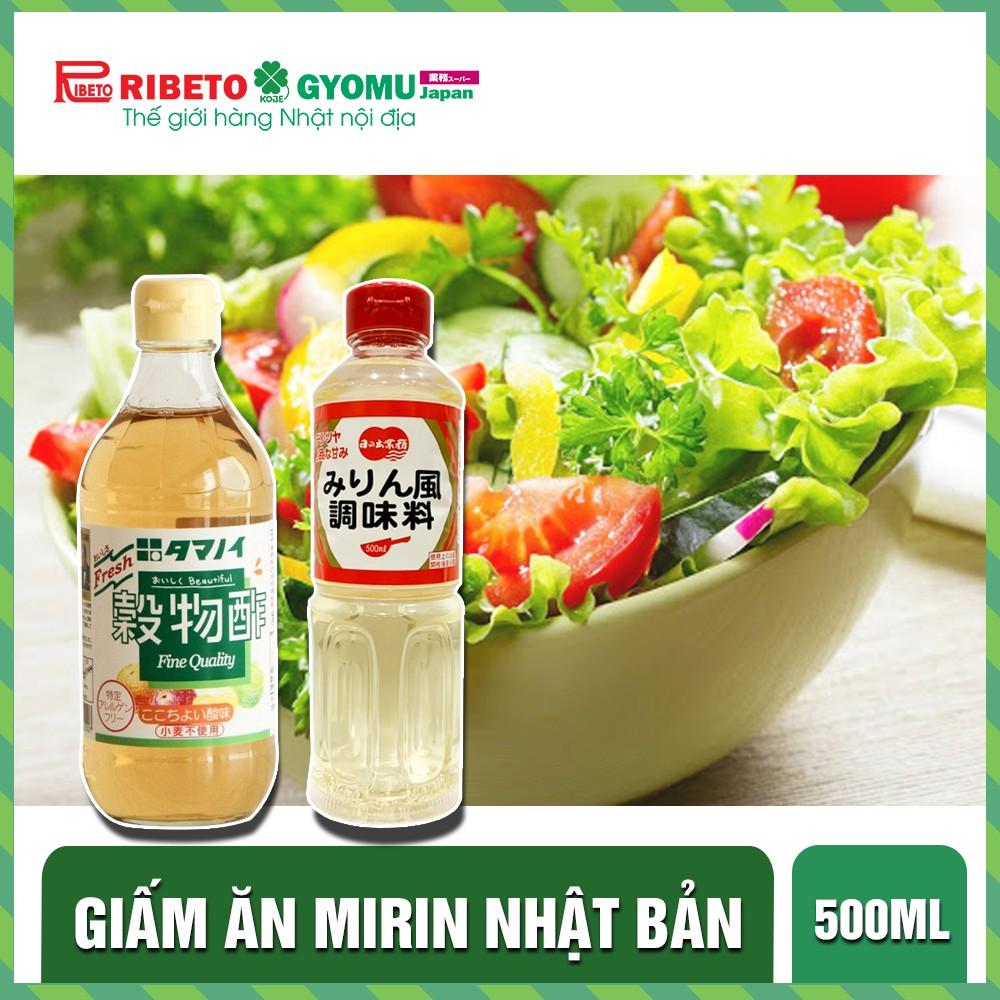 Các loại giấm ăn, mirin Nhật Bản 500ml- hàng nội địa