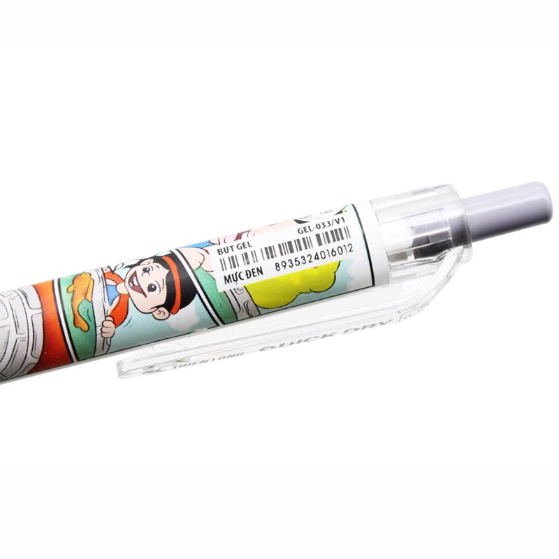 Bút Gel Quick Dry 0.5 mm - Thiên Long Gel-033/V1 - Mực Đen