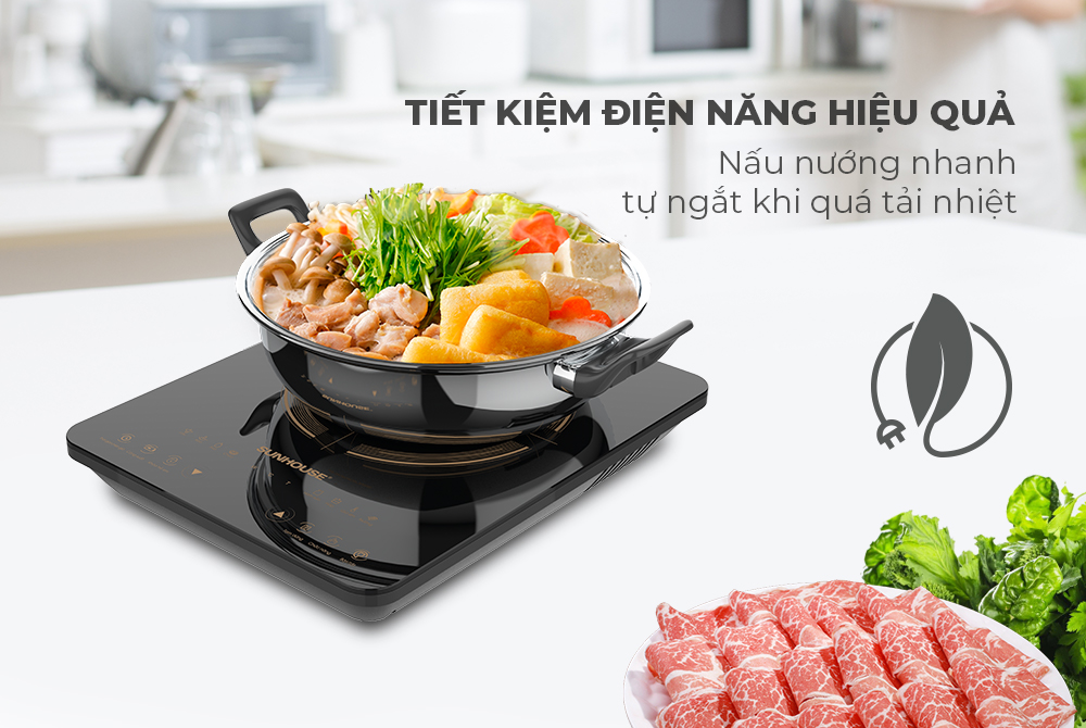 Bếp Từ Đơn Sunhouse SHD6803 - Kèm Nồi Lẩu - Hàng Chính Hãng