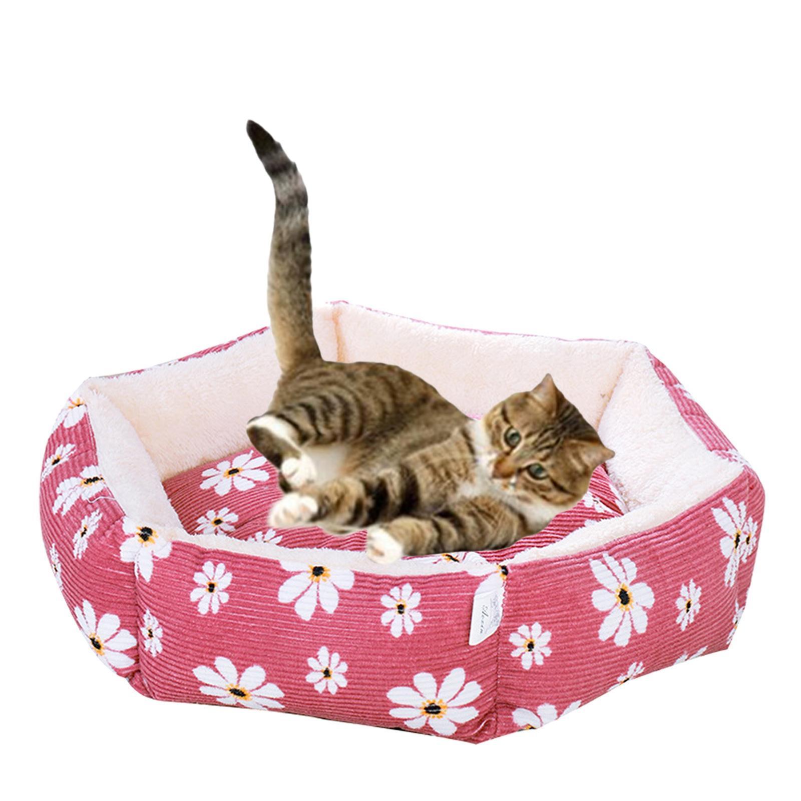 Warm Bed Pet Cushion Soft Sleeping Nest Cave Anti-Slip