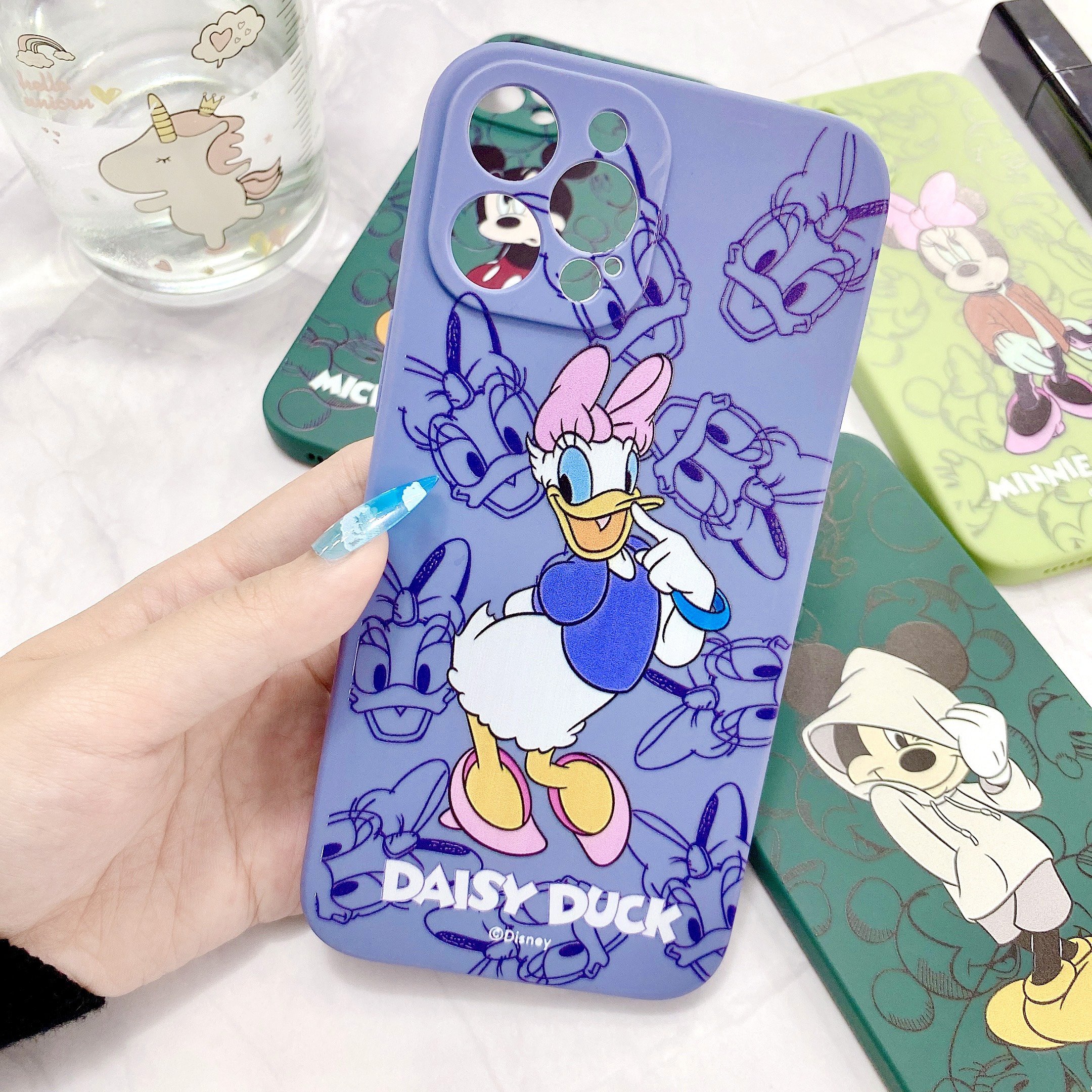 Lưng Case Dẻo Hình Micke.y & Dona.l Ngộ Nghĩnh Chống Trầy Xước Dành Cho Iphone 6/6s Đến 12 ProMax